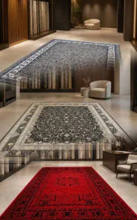 فرش در رنگ‌بندی متنوع بیا اینجا