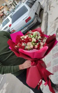 گل دسته ای باکس گل سبد گل