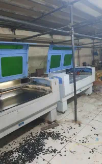 برش لیزر و حکاکی لیزر برش چوب cnc فایبر مارکینگ