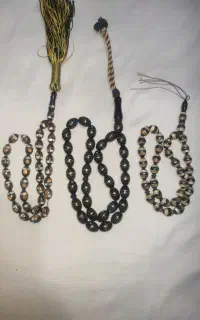 تسبیح کشکول (کوک) نقره کوب با مرصع کار مشخصات