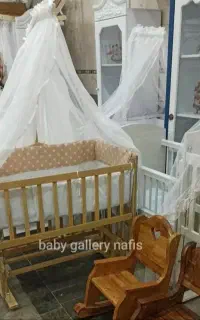 گهواره سنتی سیسمونی تخت کنار مادر تولید طرح j