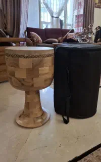 تنبک مهدی پور بهترین چوب کاملا نو و سالم