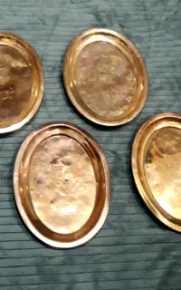 سینی برنجی قدیمی (روسی مهردار نیکلای)