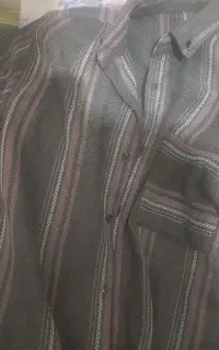 پیراهن کارکرده کنف خنک