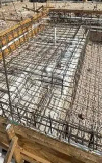 آرماتور بندی و قالب بندی مهندسی ابنیه. استخر.سوله