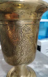 هاون برنج کلکسیونی9کیلویی،ساخت مرزوقی کویت50س قدمت