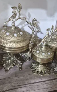 قندون برنز و جا شکلات برنزی