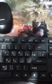 کیبورد و موس برند hoco به همراه موس پد بزرگ