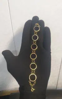 دستبند قاب سکه ای