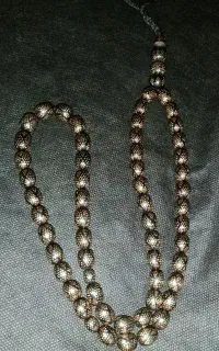 تسبیح  طلاکوب سلطنتی