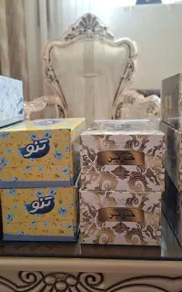 تعداد ۱۰ بسته دستمال کاغذی نصف قیمت