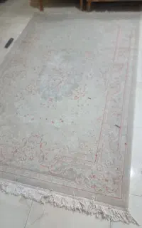 قالیباف فانتزی گل برجسته با نخ ابریشم