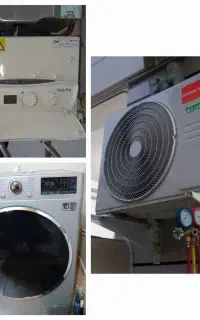تعمیر سرویس نصب کولر پکیچ آبگرمکن لباسشویی برد