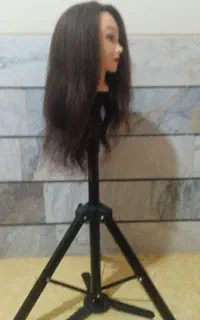 کله مانکن شنیون مو و بافت مو و...
