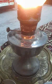 لمپا برنج قدیمی عتیقه