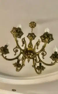 ۳ عدد لوستر برنز ۶ شعله