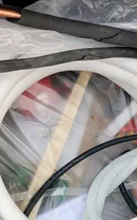 لوله مسی کولر گازی با کابل