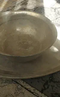 سینی وکاسه مسی بزرگ