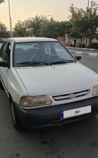 پراید مدل ۷۶ سفید سالم