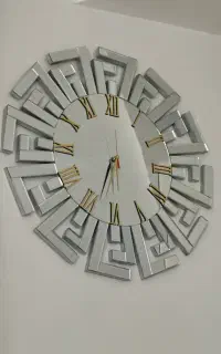 ساعت دیواری آینه ای