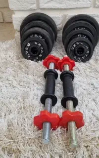 سری ورزشی شامل کش بدنسازی،گرپیستر،دمبل متغییر