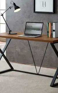 تحریر میز ساده مدل پایه مثلثی دور دوبل ۰۳۶