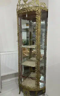 آینه و کنسول برنز کاملا سالم و در حد نو