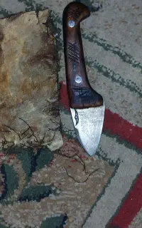 سلام عرض ادب و احترام  دو عدد چاقو دست ساز