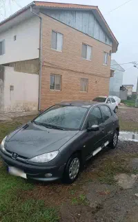 پژو 206 مدل ۸۸ خاکستری متالیک