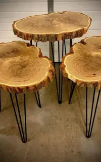 میز عسلی تمام چوب