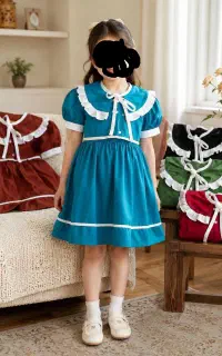 سارافون تک رنگ سایزبندی کامل فقط ۵۵۰ تا سن 9سال