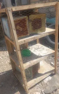 قفس جفتگاه سه طبق