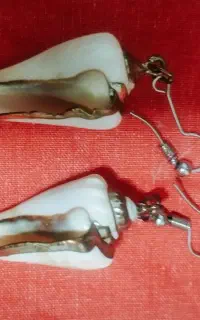 گوشواره صدفی