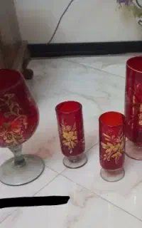 پارچ لیوان عتیقه با تنگ