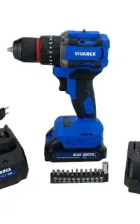 دریل شارژی ۲۰ ولت ویوارکس ضمانت دو باطری با کیف