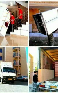 باربری حمل یخچال ساید گاوصندوق کارگر خالی