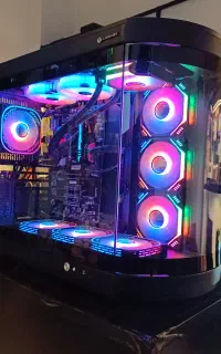 کیس اکواریومی گیمینگ.پریمیرمهندسی.برنامه نویسی185