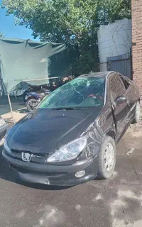 فروش خودروی ۲۰۶ SD چپ شده بعلت دررفتگی چرخ