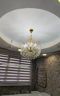 لوستر برنجی 8 شاخه