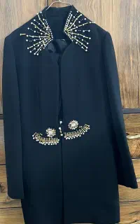 مانتو  سه تیکه کاردست سایز ۴۲