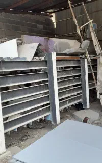 دستگاه پرس کارتن اتومات با نوار نقاله