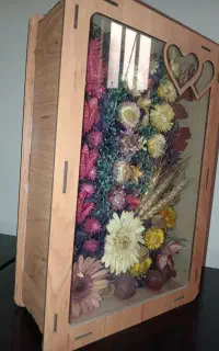 قاب گل خشک