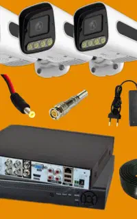 دوربین مداربسته پک 3 تاییahd/warm light ضد آب