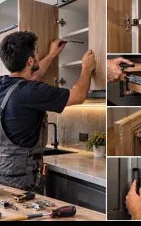 تعمیر تخصصی کابینت و کمد دیواری