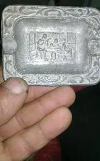 فروَش زیرسیگاری نقره بسیار قدیمی