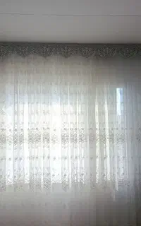 پرده وکتیبه وچوب پرده