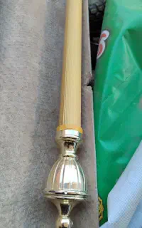 چوب پرده طلایی