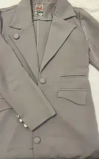 دو‌عدد مانتو اداری خاکستری و سورمه ای