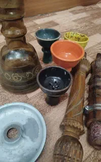 قلیان تنه چوب