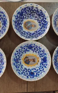 کاسه وقوری وسرقلیون قاجاری